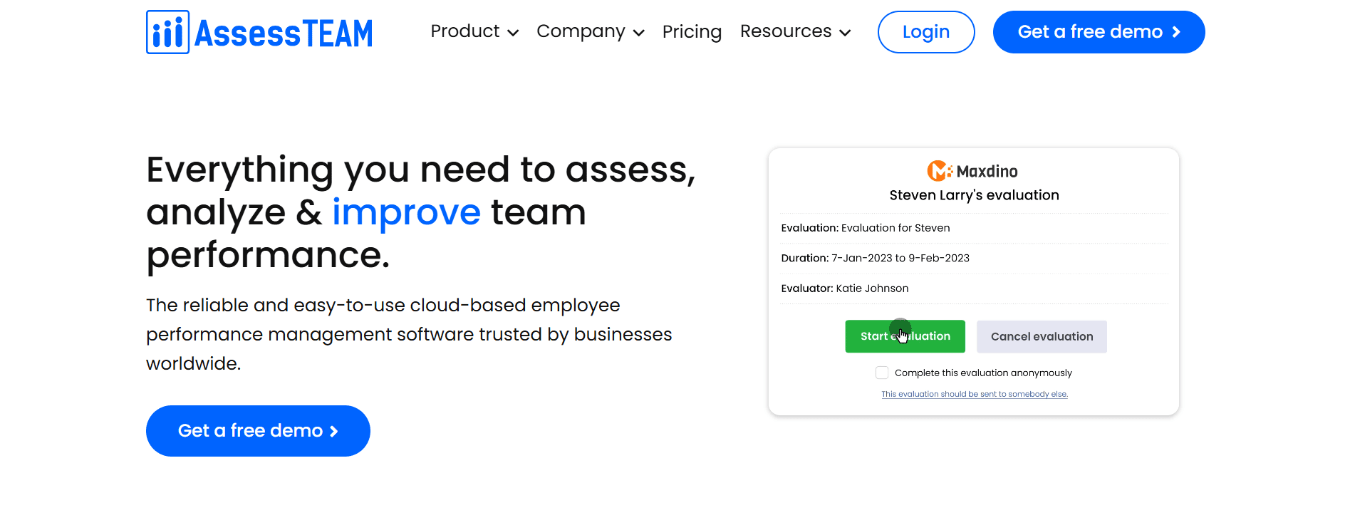 assess team