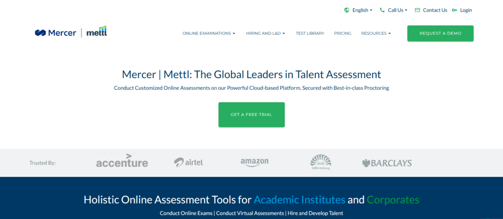 mettl dashboard