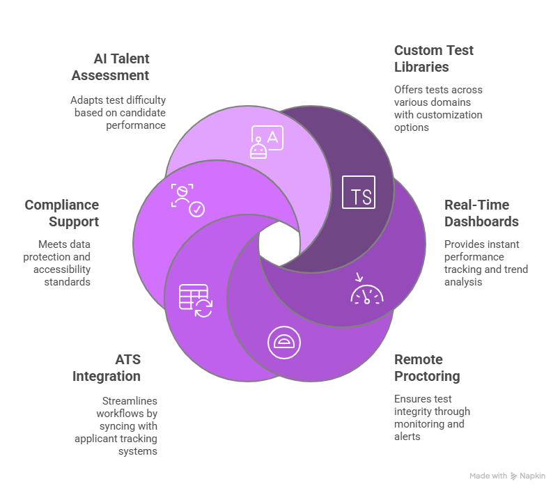 features of aptitude test software